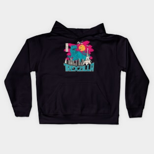 T-Rexzilla Kaijugoogoo Kids Hoodie